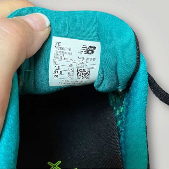 New Balance Running Course Sneakers 8 Wide M880F10 Blue - Picture 8 of 12